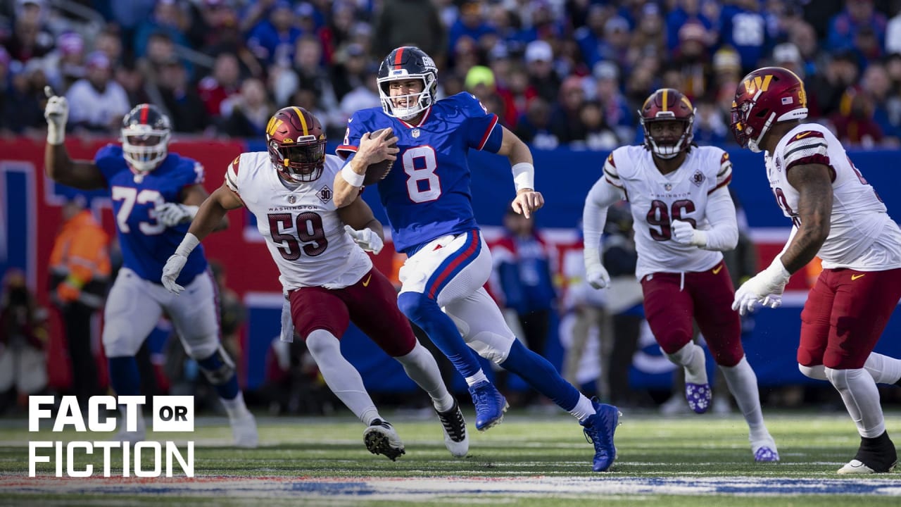 New York Giants vs. Washington: Statistics, numbers and broken records