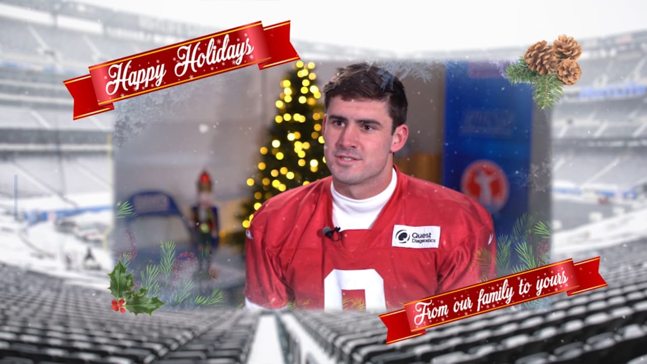 Happy Holidays from the New York Giants