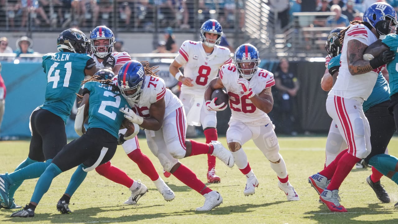 Giants beat Jaguars with last second defensive stop: New York goes 6-1 to  start season - DraftKings Network