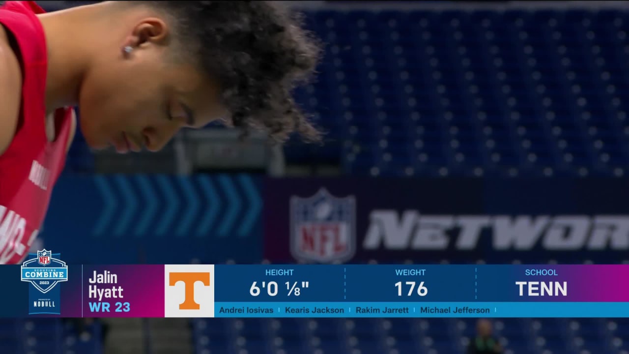 Jones shows off his speed at combine