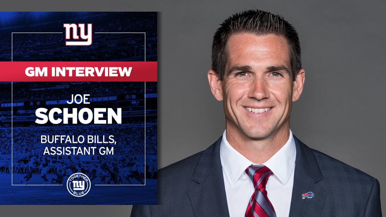 New York Giants interview Buffalo Bills' Joe Schoen for general manager