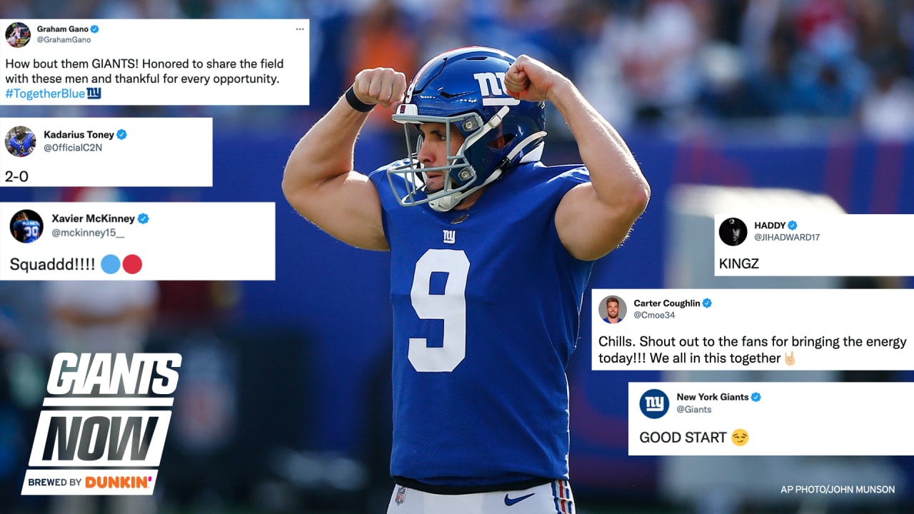 The New York Giants are back in the NFL playoffs  Here's what social media  is saying about it 