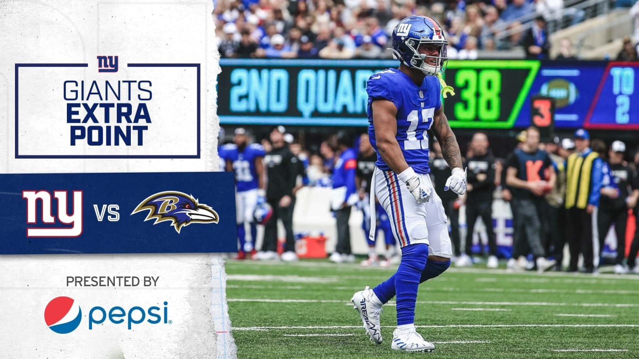 Giants Extra Point Giants vs. Ravens Recap