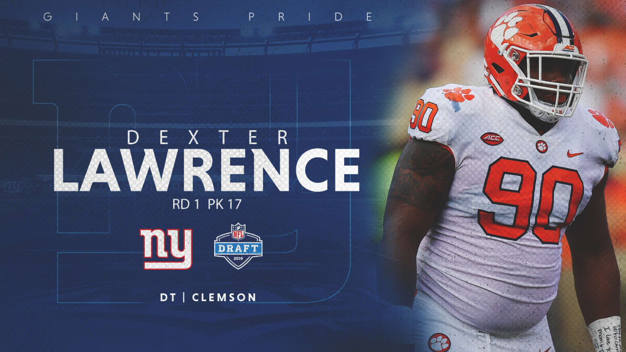 NFL Draft: Dexter Lawrence to the New York Giants with 17th pick. - Shakin  The Southland