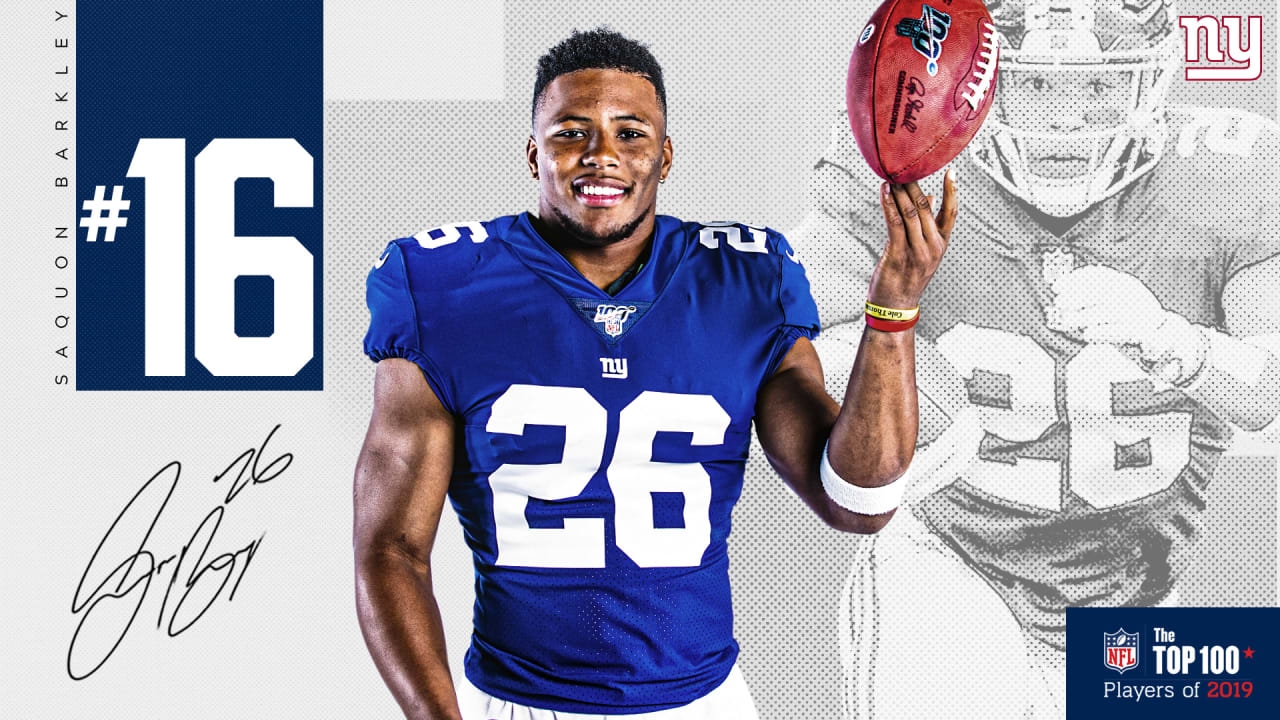 Saquon Barkley Named To Nfls Top 100 Players Of 2019