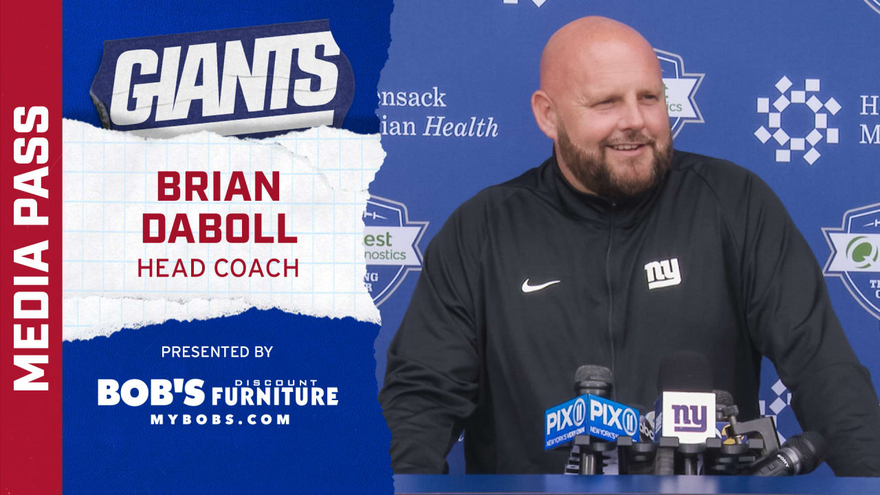 Coach Brian Daboll talks draft class ahead of rookie camp