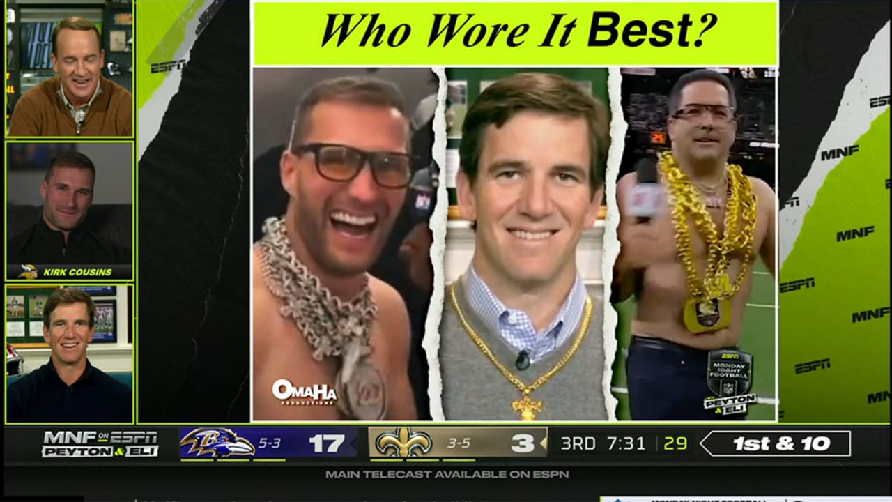 Best of ManningCast Week 9 Luke Bryan, Kirk Cousins, Sean Payton