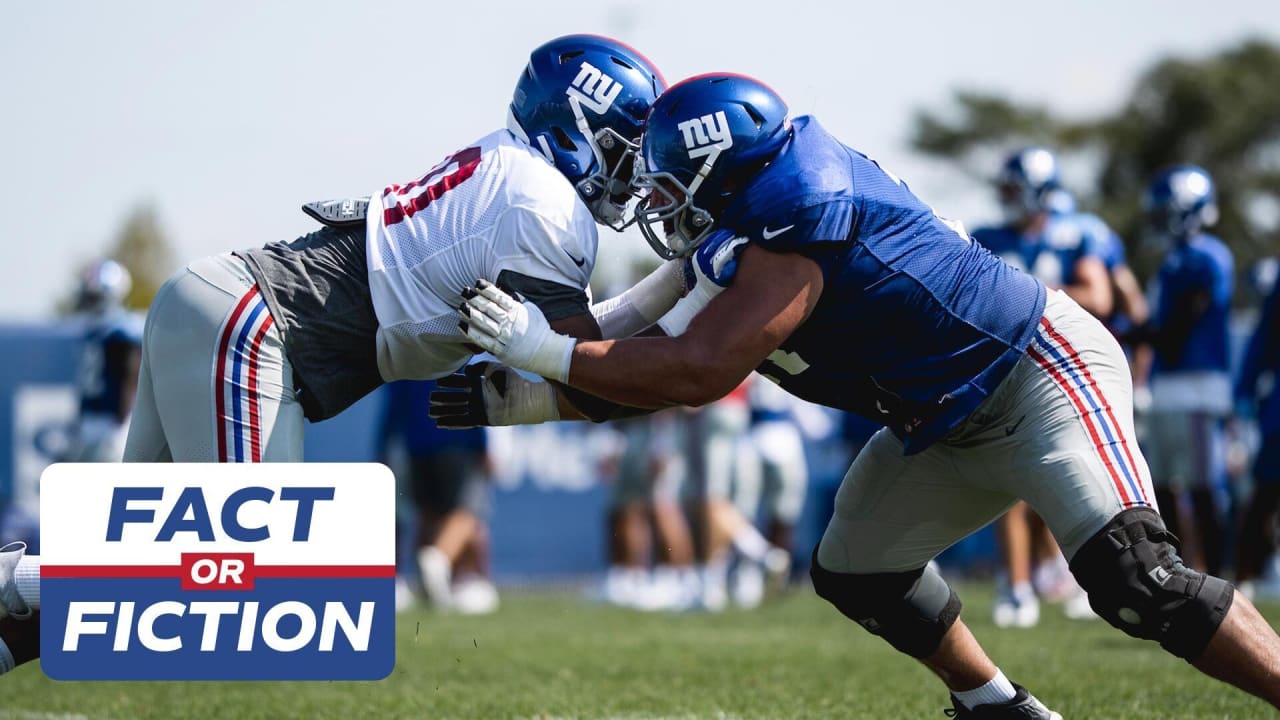 Giants' offensive line overmatched during rough practice