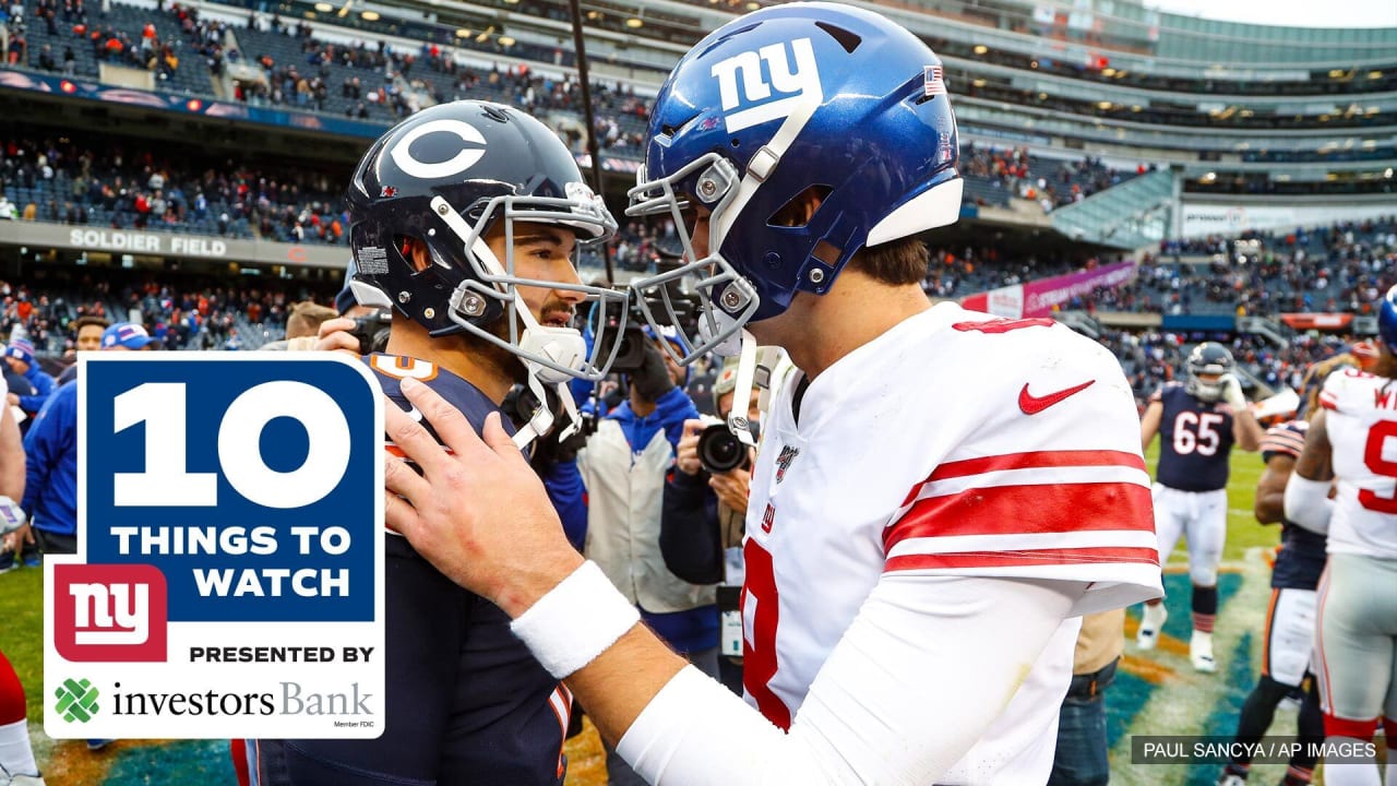 10 things to watch in New York Giants vs. Chicago Bears - Week 2