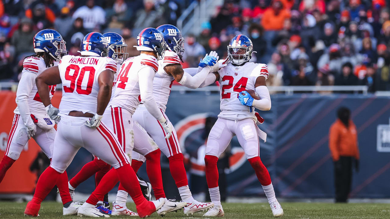 Chicago, United States. 20th Sep, 2020. New York Giants cornerback James  Bradberry (24) during a game against the Chicago Bears at Soldier Field in  Chicago on Sunday, September 20, 2020. Photo by