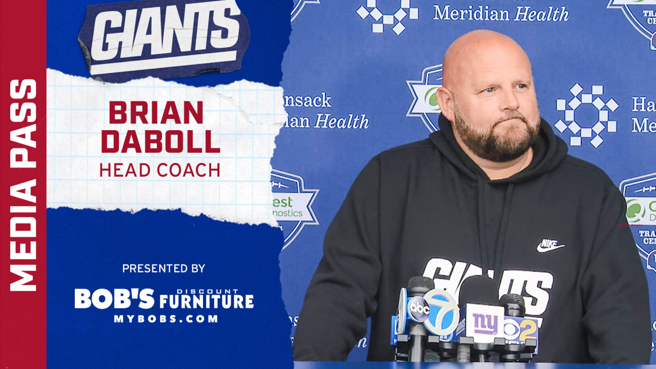 Giants head coach Brian Daboll instilling laid-back vibes at OTAs