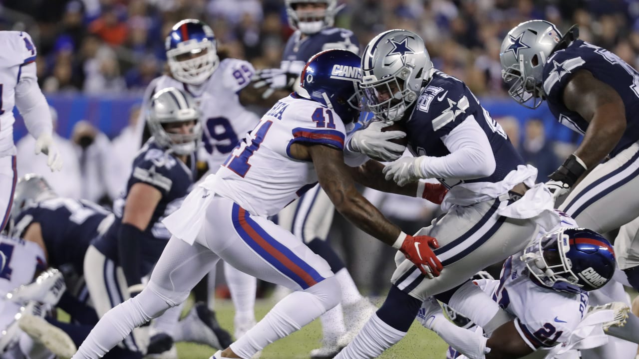 Cowboys start sluggish then pour all the salt on Giants, win 37-18