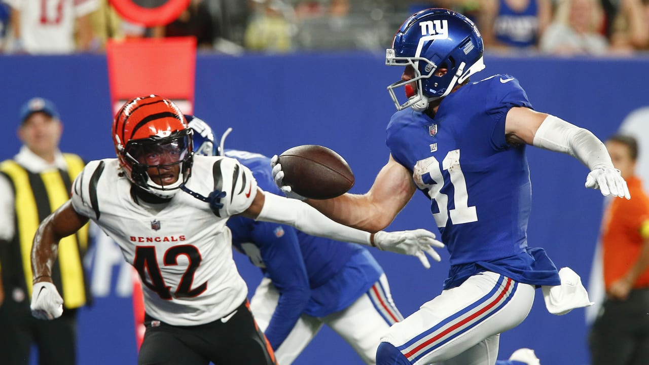 New York Giants running back Antonio Williams (21) during an NFL preseason  football game against the