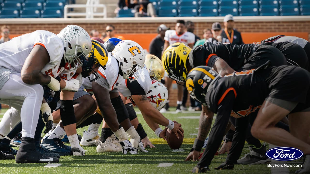 Watch: Longhorns LB DeMarvion Overshown Raising Draft Stock at Senior Bowl  Practices