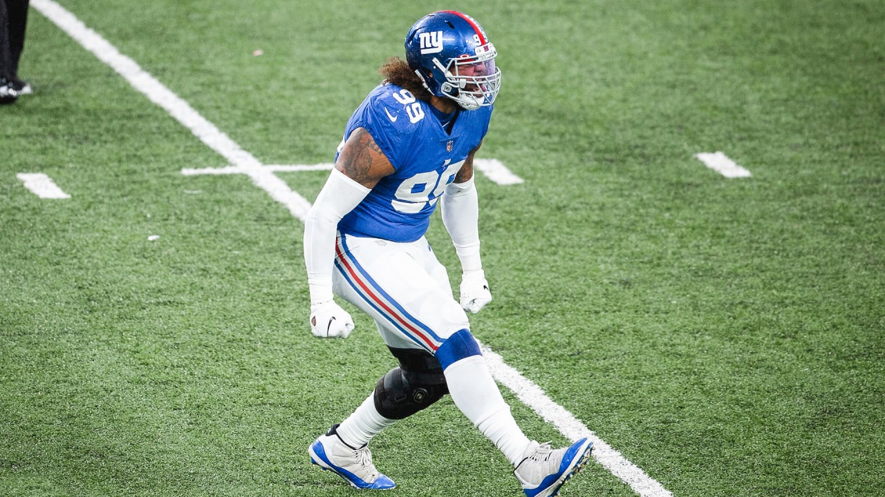 Leonard Williams of the New York Giants during training camp at