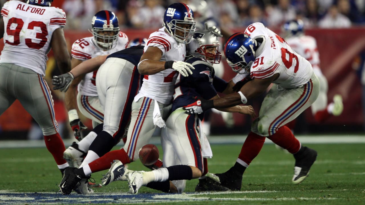 Osi Umenyiora reminisces about defense's performance in Super Bowl XLII