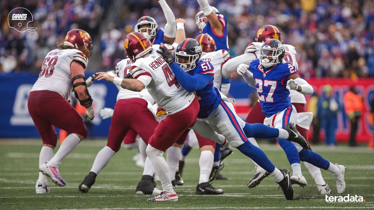 With no score in overtime Commanders, Giants tie 20-20