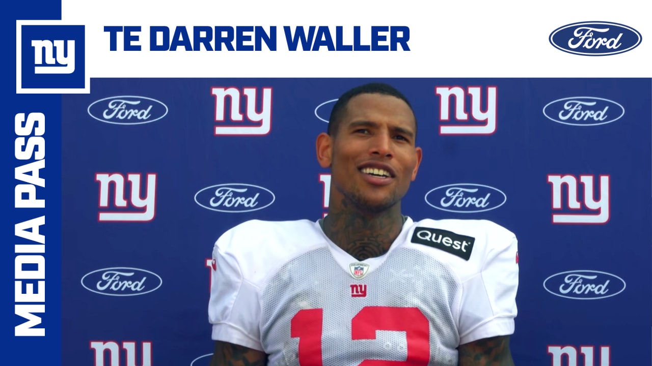 Darren Waller acclimating quickly to Giants way