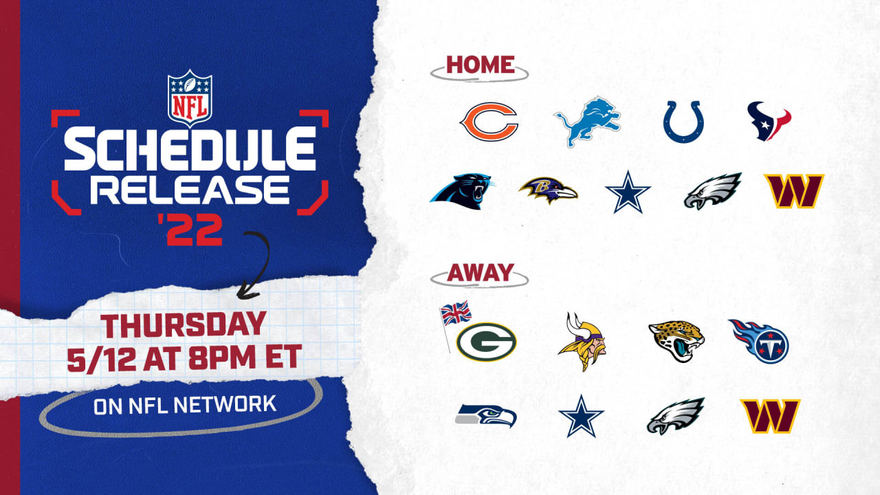 The NFL releases schedule