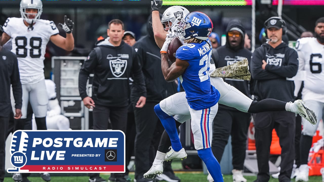 Giants Postgame Live Giants vs. Raiders Recap