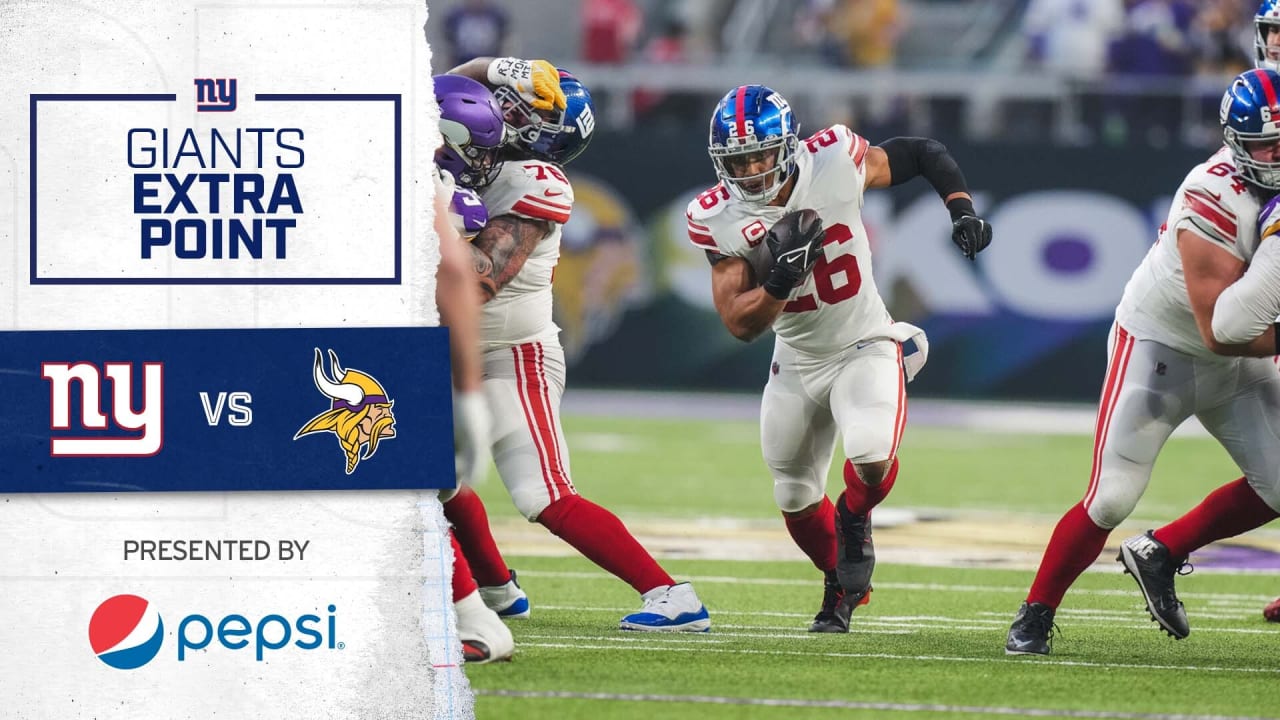 Giants Extra Point Giants vs. Vikings Wild Card Recap