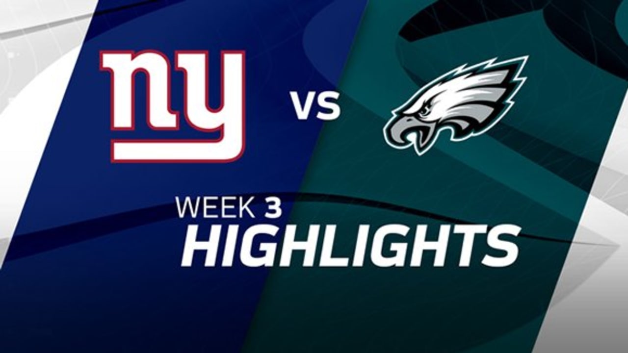 Highlights: Eagles 27, Giants 24