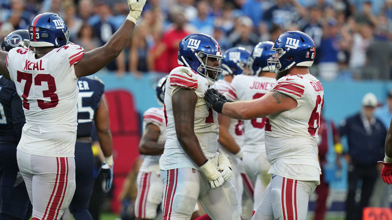 New York Giants Week 2 Inactives: Andrew Thomas, Azeez Ojulari OUT