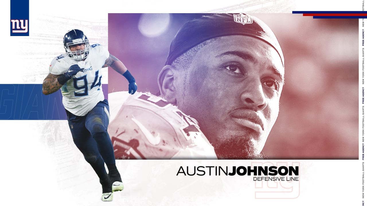 New York Giants Sign Defensive Tackle Austin Johnson - Big Blue