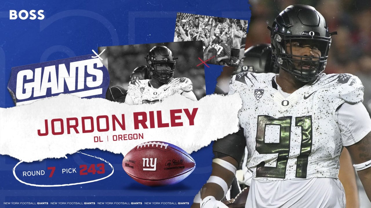 Oregon Giants Draft DL Gordon Riley con la selección 243