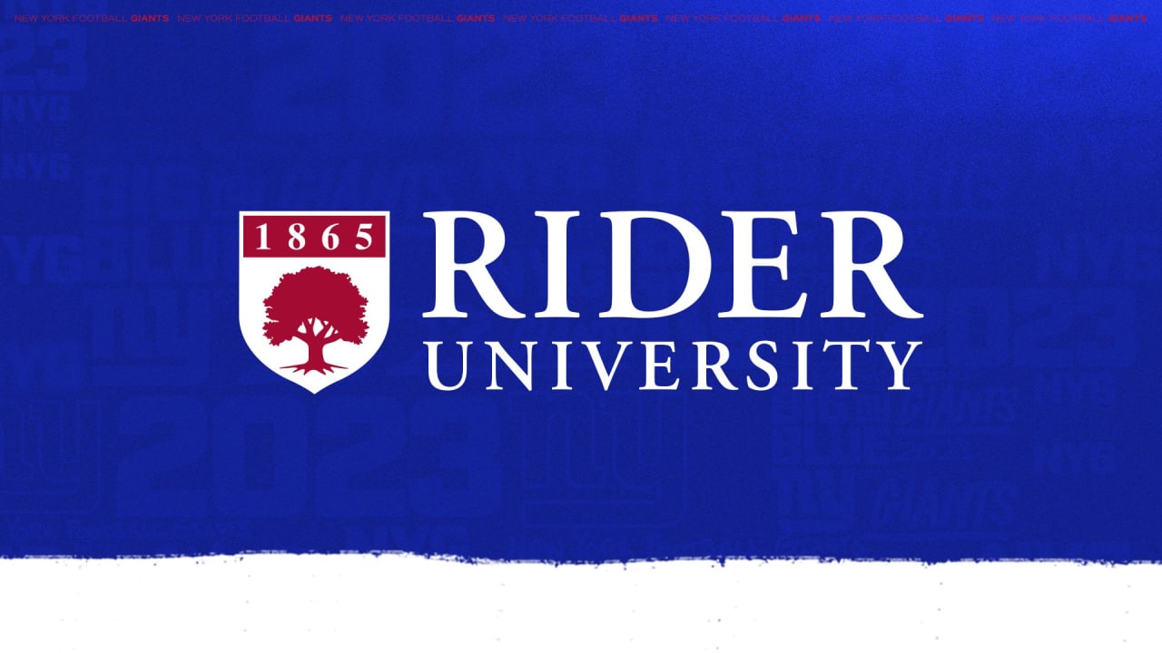 Rider University and New York Giants Partner for Handson Experience