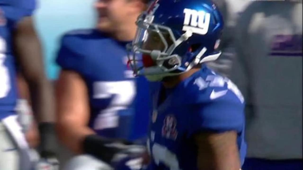 WR Odell Beckham Jr. shows his arm strength