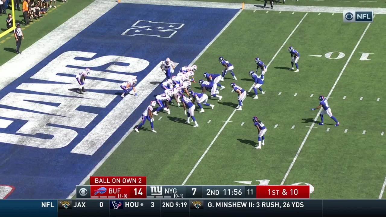 Hamilton makes great punt save to pin Bills