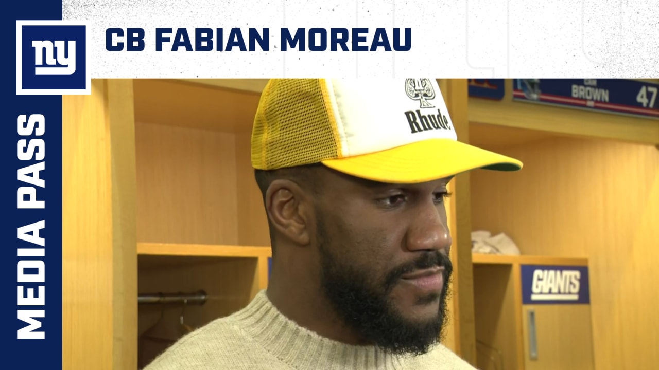 CB Fabian Moreau on turning the page to Week 15