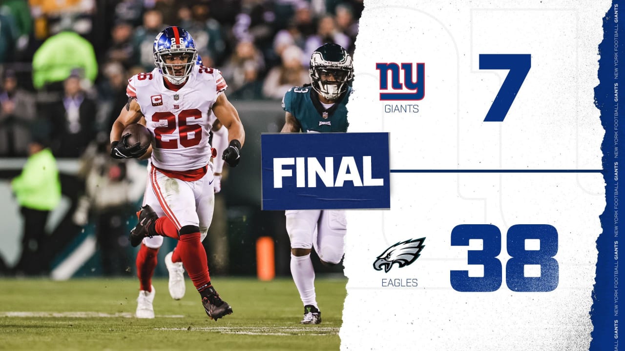 NFL Divisional Round Game Recap: Philadelphia Eagles 38, New York Giants 7, NFL News, Rankings and Statistics