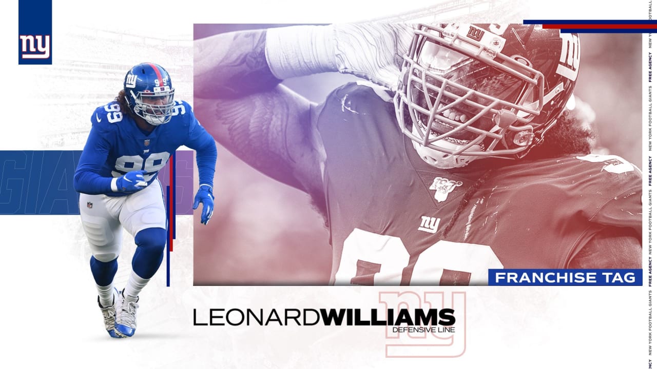 New York Giants place franchise tag on defensive linemen Leonard Williams