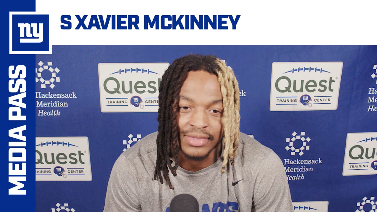 Xavier McKinney's FIRST Interview as a Giant