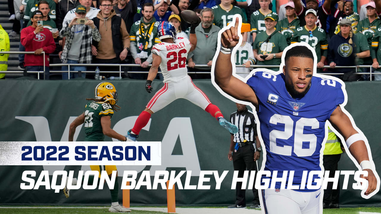 Saquon Barkley 2025 Nfl Season Highlights Drona Dorolice