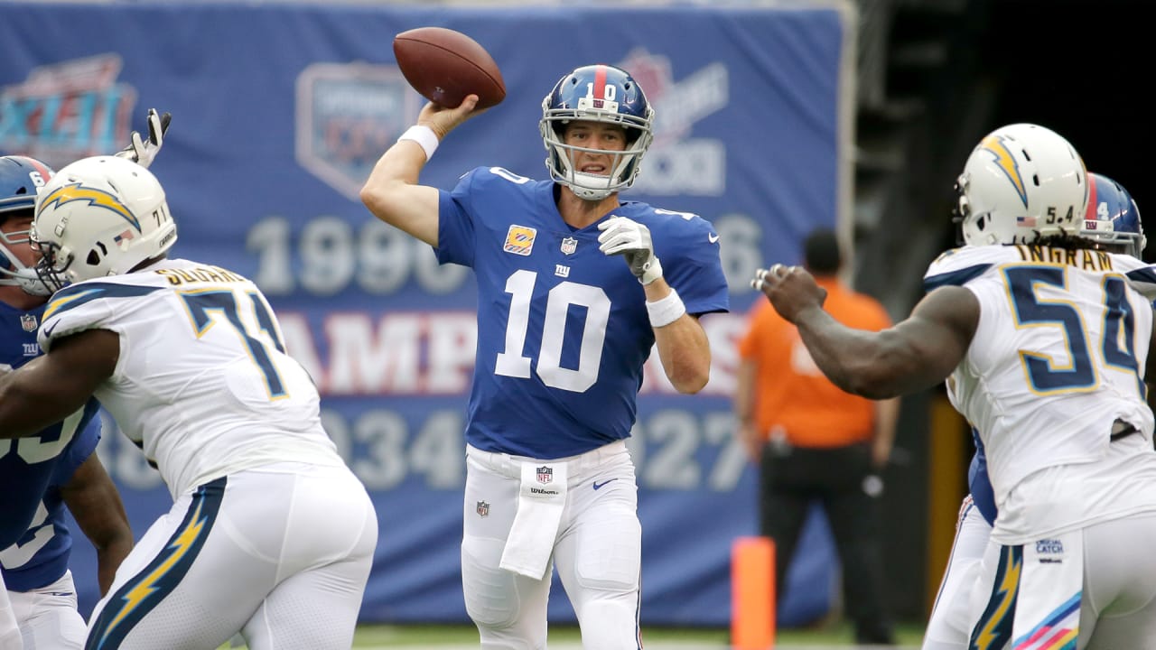 Watch New York Giants vs. Los Angeles Chargers Highlights