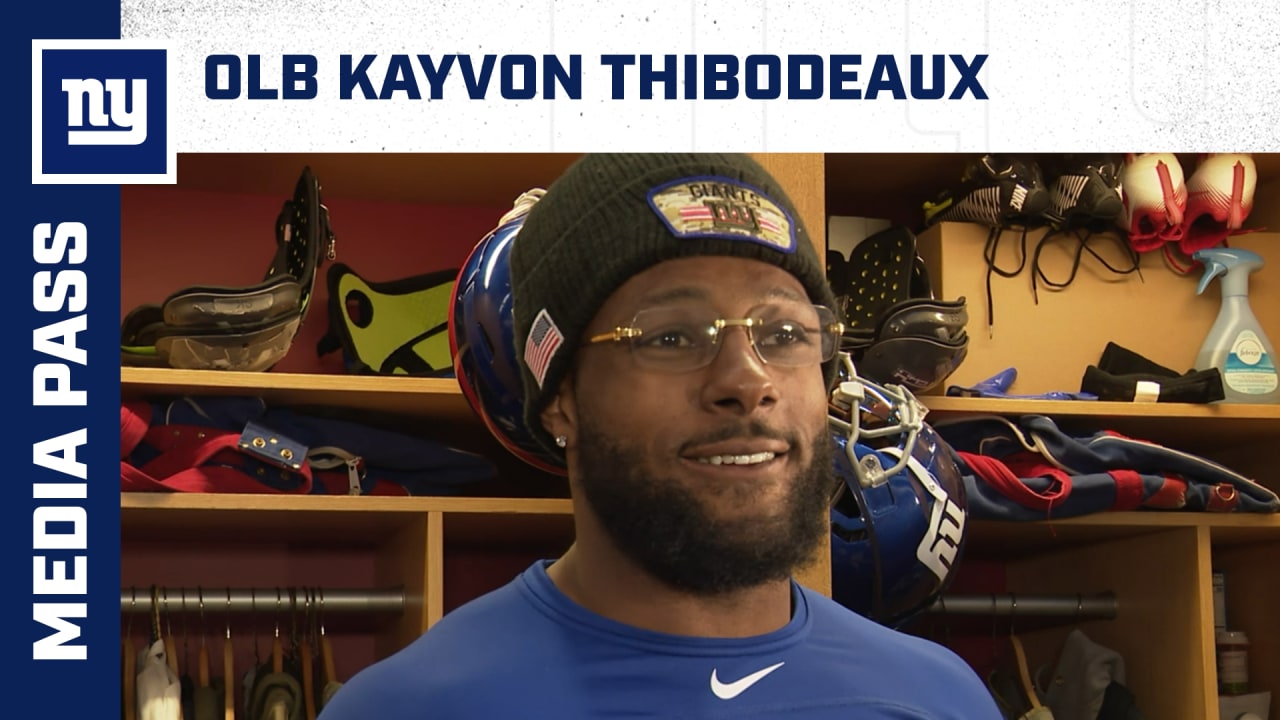 Giants' DC Wink Martindale has talked to Kayvon Thibodeaux about