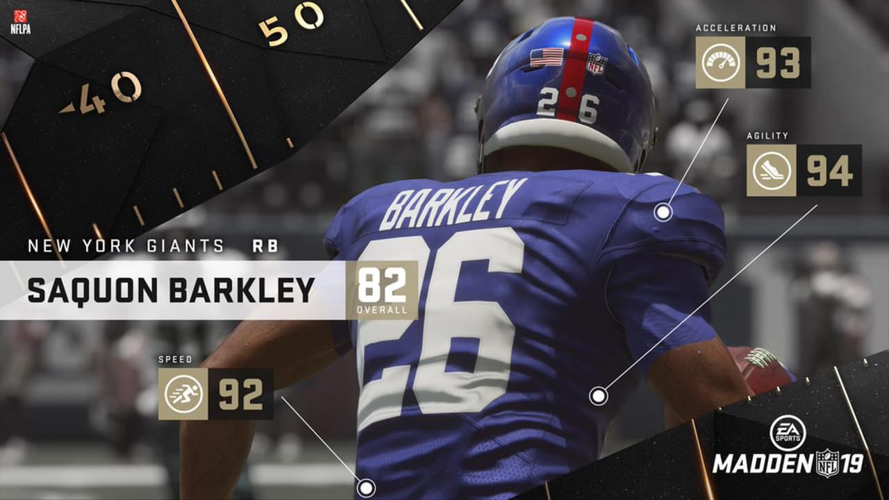 NY Giants Madden NFL 19 Ultimate Team S2 Figure - Saquon Barkley