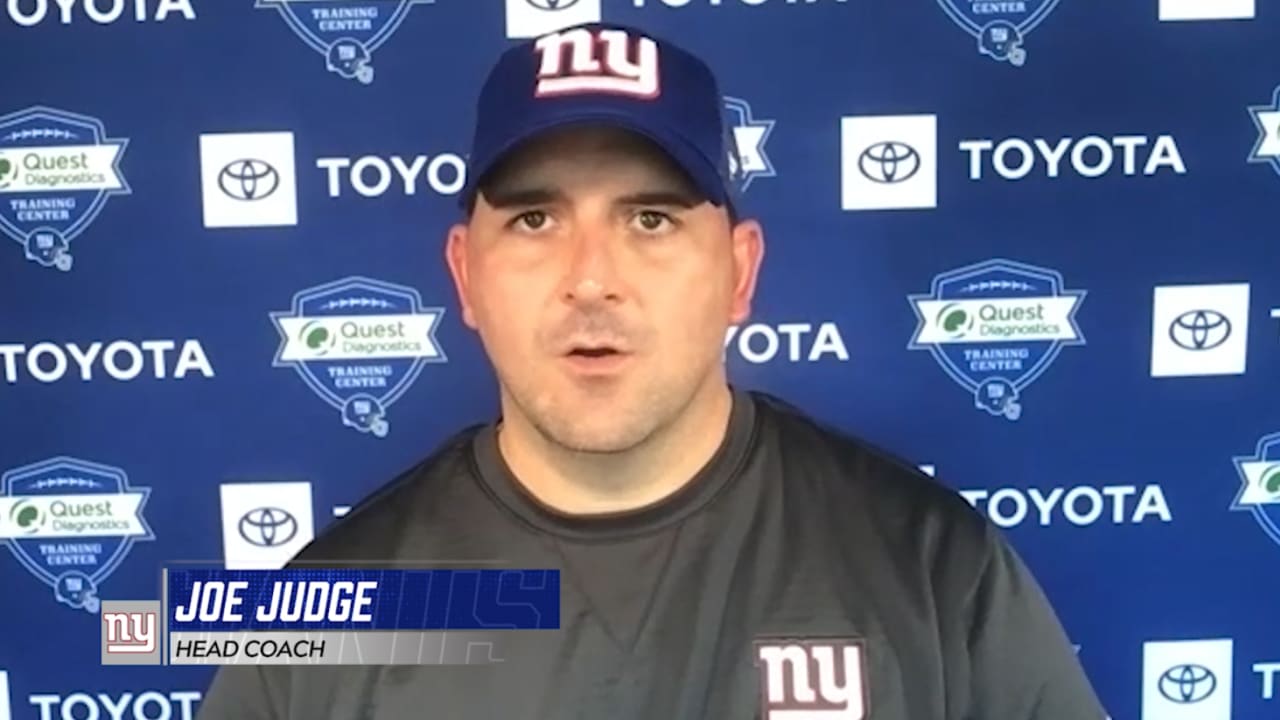 Coach Joe Judge on getting full team on field for first time