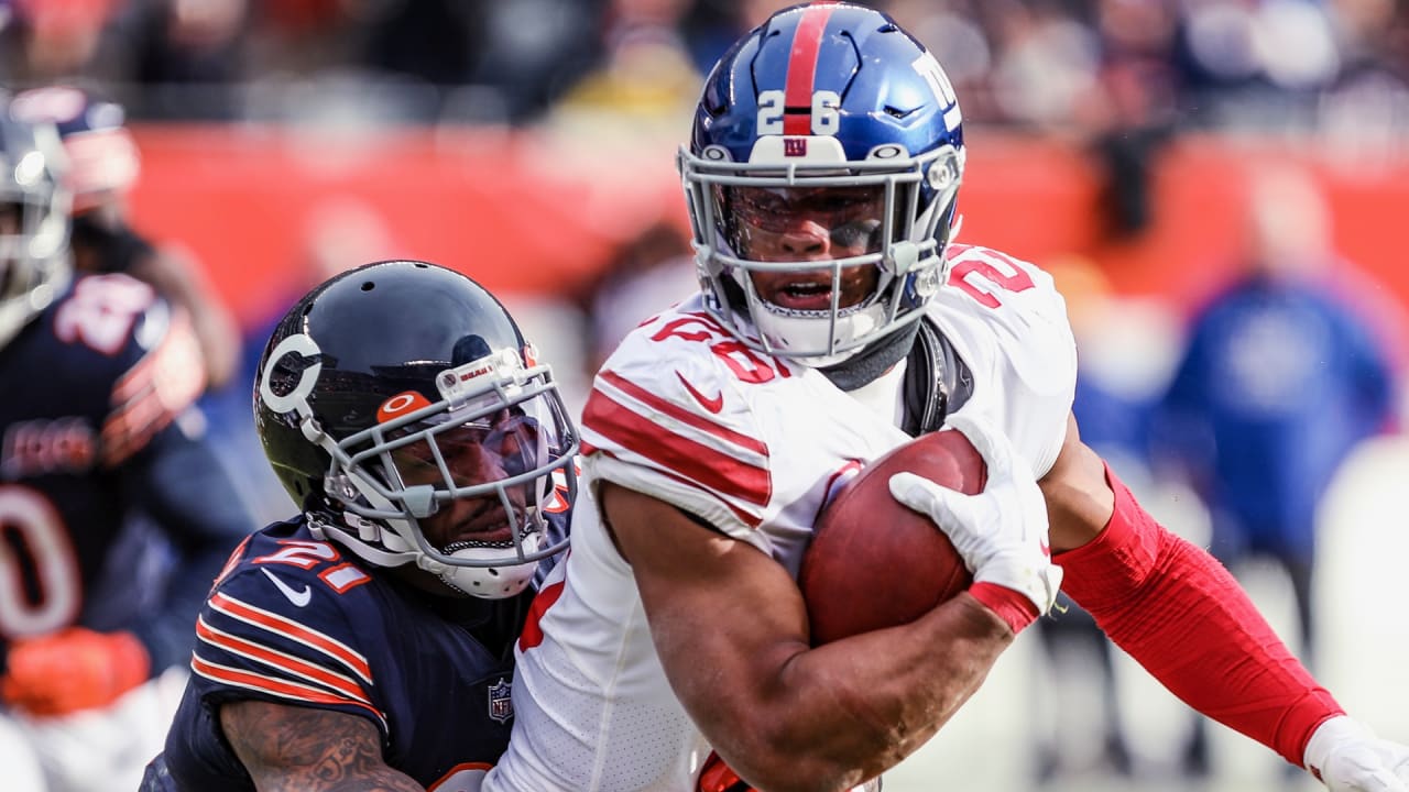 Can't-Miss Play: New York Giants running back Saquon Barkley's pylon-reach  TD pulls Giants within one score