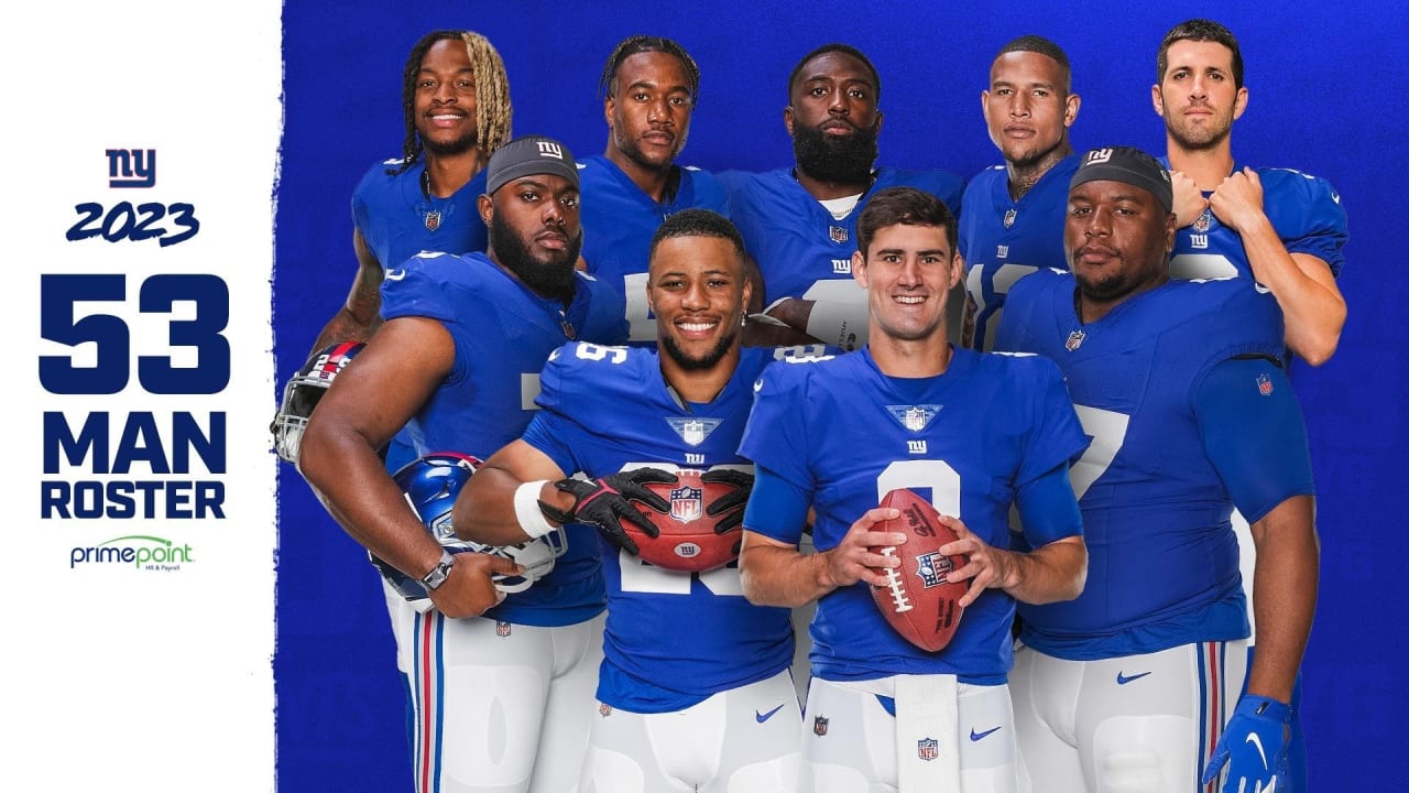 New York Giants 2023 Player Roster