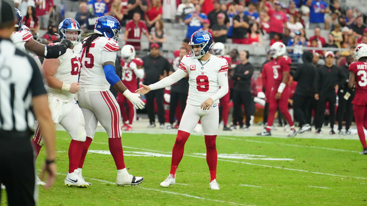 Daniel Jones leads Giants on a game-winning drive vs. Cardinals capped off  by Graham Gano's 34-yard field goal