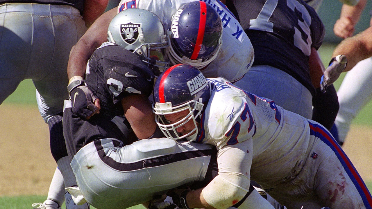 L.A. Raiders' Marcus Allen is seen, 1983. (AP Photo)