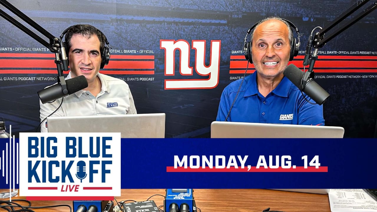 Giants-Lions Preseason Game Preview, Big Blue Kickoff