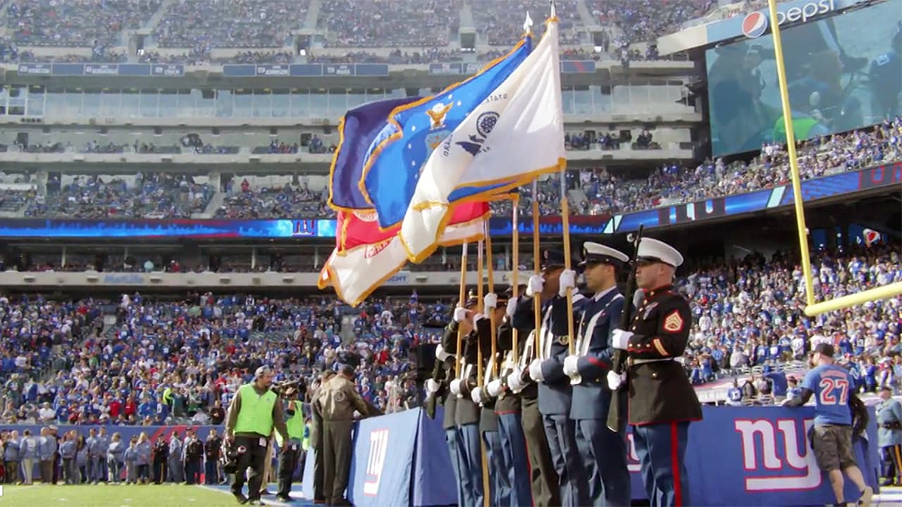 New York Giants - Today we hosted United Rentals military