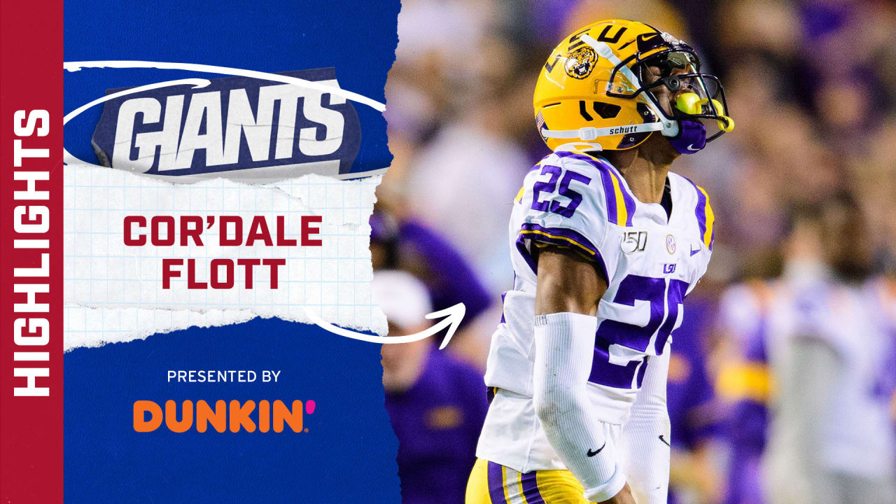 Giants CB Cordale Flott Film Breakdown (LSU 3rd Round) 