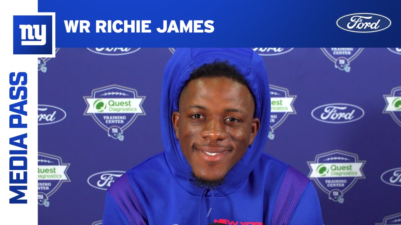 WR Richie James on his comeback, early success with Giants