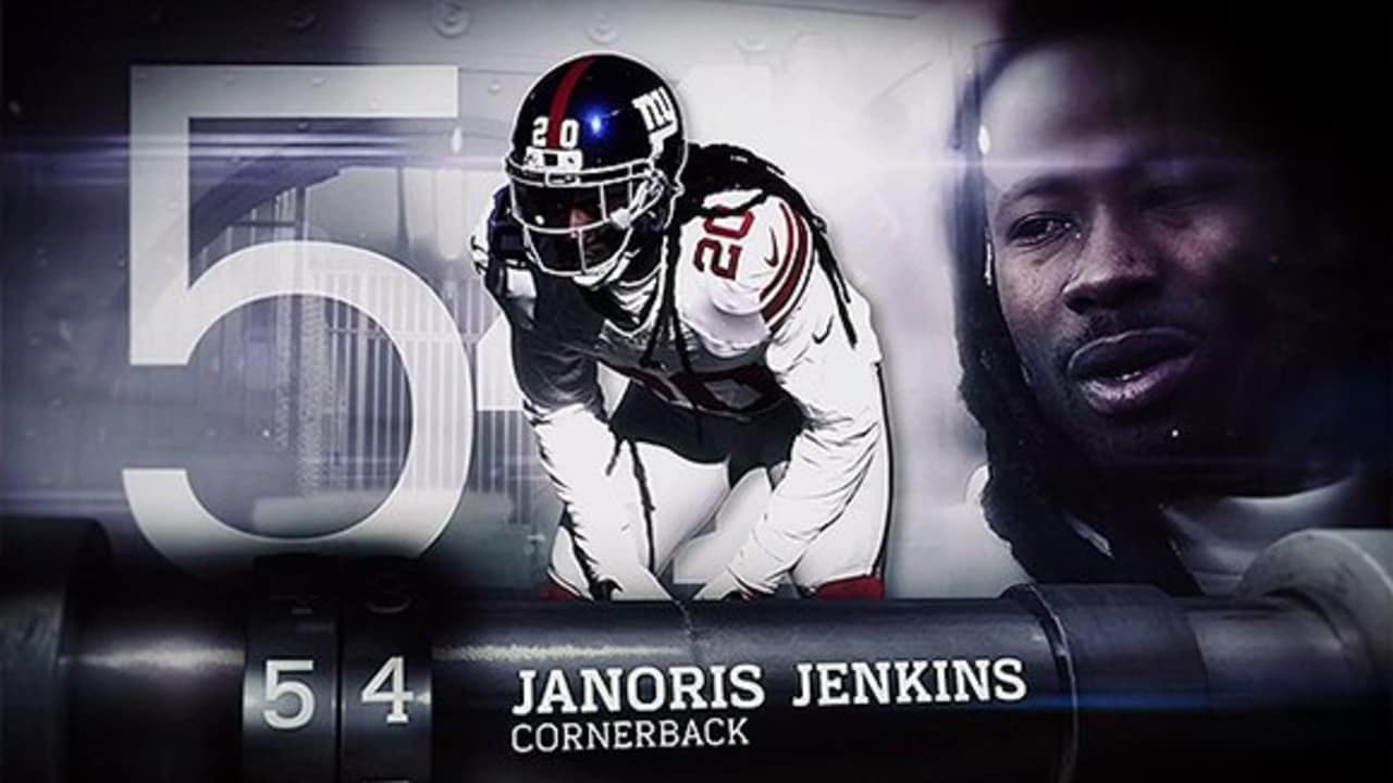 New York Giants' Janoris Jenkins No. 54 on NFL Network's Top 100 list